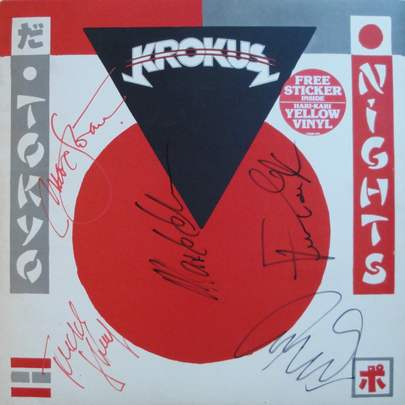 Krokus Tokyo Nights signed 12"
