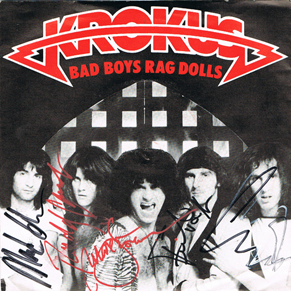 Krokus Bad Boys signed Single